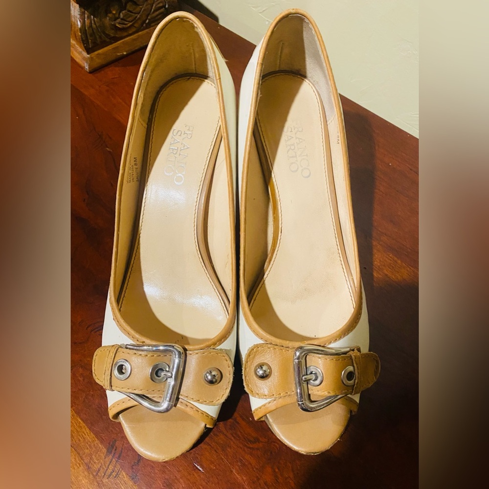 Franco Sarto Leather Heels size 8M